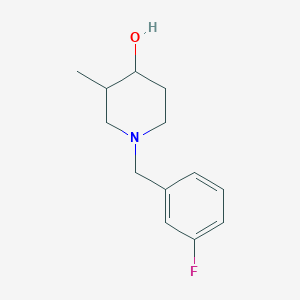 1-(3-Fluorobenzyl)-3-methylpiperidin-4-ol
