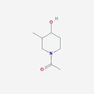 1-(4-Hydroxy-3-methylpiperidin-1-yl)ethan-1-one