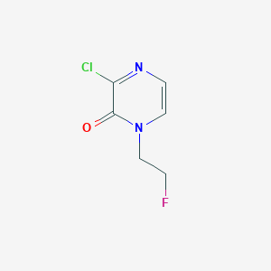 3-chloro-1-(2-fluoroethyl)pyrazin-2(1H)-one