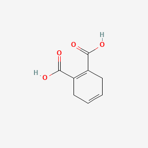 molecular formula C8H8O4 B14753349 Cyclohexa-1,4-diene-1,2-dicarboxylic acid CAS No. 610-13-9