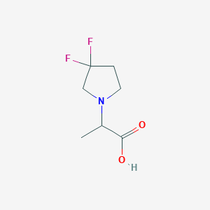 2-(3,3-Difluoropyrrolidin-1-yl)propanoic acid