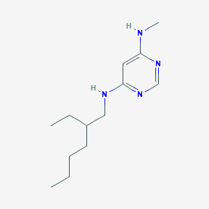 molecular formula C13H24N4 B1475336 N4-(2-ethylhexyl)-N6-methylpyrimidine-4,6-diamine CAS No. 1982714-84-0