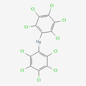 molecular formula C12Cl10Hg B14753360 Bis(pentachlorophenyl)mercury CAS No. 1043-49-8