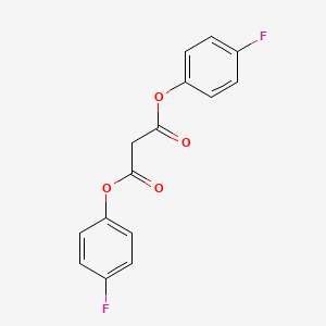 molecular formula C15H10F2O4 B14753384 Bis(4-fluorophenyl) propanedioate CAS No. 1810-25-9