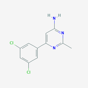 6-(3,5-Dichlorophenyl)-2-methylpyrimidin-4-amine