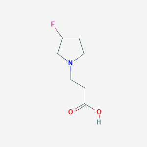 3-(3-Fluoropyrrolidin-1-yl)propanoic acid