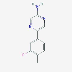 5-(3-Fluoro-4-methylphenyl)pyrazin-2-amine