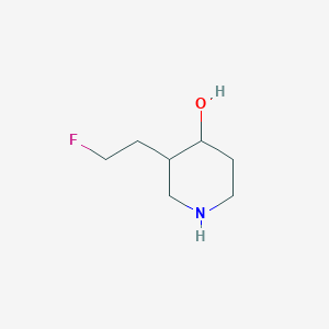 molecular formula C7H14FNO B1475348 3-(2-Fluoroethyl)piperidin-4-ol CAS No. 1594746-97-0
