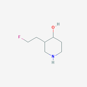 3-(2-Fluoroethyl)piperidin-4-ol