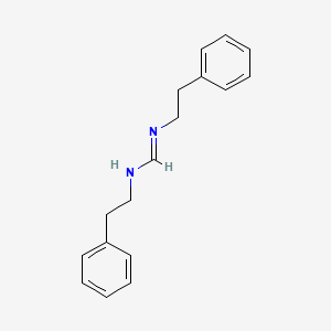 molecular formula C17H20N2 B14753488 N,N'-Bis(2-phenylethyl)methanimidamide hydrate CAS No. 2303-90-4