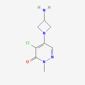 5-(3-aminoazetidin-1-yl)-4-chloro-2-methylpyridazin-3(2H)-one