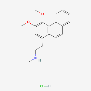 molecular formula C19H22ClNO2 B14753525 N-Noratherosperminine hydrochloride 