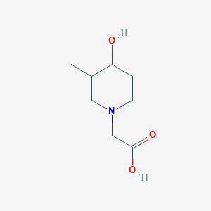 2-(4-Hydroxy-3-methylpiperidin-1-yl)acetic acid