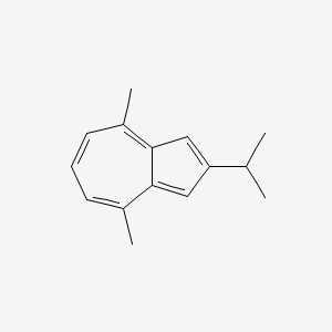 molecular formula C15H18 B14753548 2-Isopropyl-4,8-dimethylazulene CAS No. 529-08-8