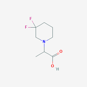 2-(3,3-Difluoropiperidin-1-yl)propanoic acid