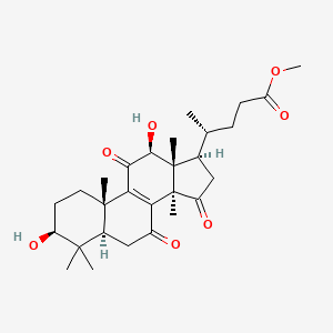 molecular formula C28H40O7 B14753556 Methyl lucidenate L 