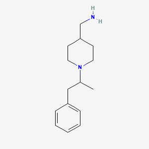 (1-(1-Phenylpropan-2-yl)piperidin-4-yl)methanamine
