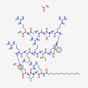 molecular formula C92H158N30O19 B14753597 ZIP (SCRAMBLED) Acetate 