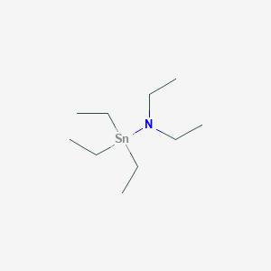 molecular formula C10H25NSn B14753647 N,N,1,1,1-Pentaethylstannanamine CAS No. 1066-86-0