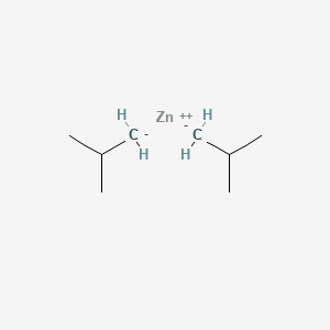 molecular formula C8H18Zn B14753679 zinc;2-methanidylpropane CAS No. 1854-19-9