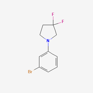 1-(3-Bromophenyl)-3,3-difluoropyrrolidine