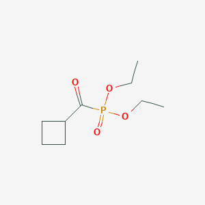 molecular formula C9H17O4P B14753684 Diethyl (cyclobutanecarbonyl)phosphonate CAS No. 1490-08-0