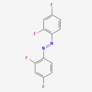 molecular formula C12H6F4N2 B14753685 Azobenzene, 2,2',4,4'-tetrafluoro- CAS No. 326-17-0
