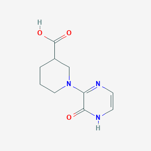1-(3-Oxo-3,4-dihydropyrazin-2-yl)piperidine-3-carboxylic acid