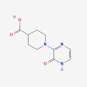 1-(3-Oxo-3,4-dihydropyrazin-2-yl)piperidine-4-carboxylic acid