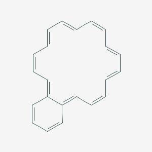 molecular formula C22H20 B14753787 Bicyclo[16.4.0]docosa-1,3,5,7,9,11,13,15,17,19,21-undecaene CAS No. 266-71-7