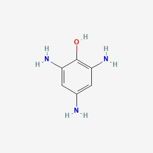molecular formula C6H9N3O B14753790 2,4,6-Triaminophenol CAS No. 609-24-5