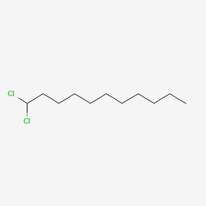 molecular formula C11H22Cl2 B14753796 1,1-Dichloroundecane CAS No. 822-01-5