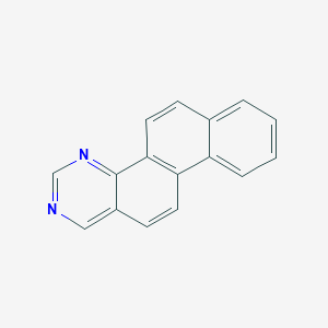 molecular formula C16H10N2 B14753817 Naphtho[1,2-h]quinazoline CAS No. 218-20-2
