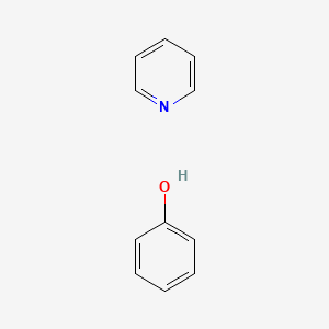 molecular formula C11H11NO B14753824 Phenol;pyridine CAS No. 3073-45-8