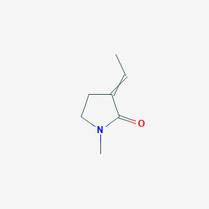 molecular formula C7H11NO B14753848 3-Ethylidene-1-methylpyrrolidin-2-one CAS No. 932-26-3