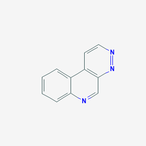 molecular formula C11H7N3 B14753863 Pyridazino[3,4-C]quinoline CAS No. 230-11-5