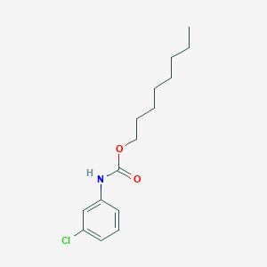 molecular formula C15H22ClNO2 B14753877 Octyl (3-chlorophenyl)carbamate CAS No. 2150-91-6