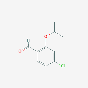 molecular formula C10H11ClO2 B1475388 4-Chloro-2-isopropoxybenzaldehyde CAS No. 1289153-46-3