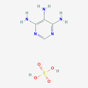 molecular formula C4H9N5O4S B147540 4,5,6-Triaminopyrimidine sulfate CAS No. 49721-45-1