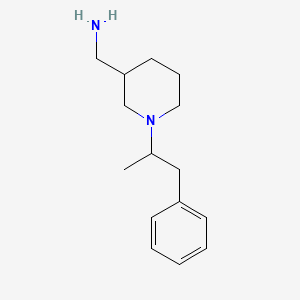 (1-(1-Phenylpropan-2-yl)piperidin-3-yl)methanamine