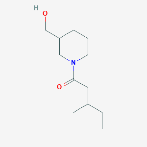 1-(3-(Hydroxymethyl)piperidin-1-yl)-3-methylpentan-1-one