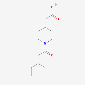2-(1-(3-Methylpentanoyl)piperidin-4-yl)acetic acid