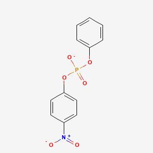 molecular formula C12H9NO6P- B14754065 4-Nitrophenyl phenyl phosphate CAS No. 793-12-4