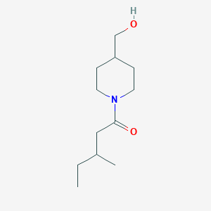 molecular formula C12H23NO2 B1475408 1-(4-(Hydroxymethyl)piperidin-1-yl)-3-methylpentan-1-one CAS No. 1602113-68-7