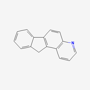 molecular formula C16H11N B14754083 11H-Indeno[2,1-f]quinoline CAS No. 238-88-0