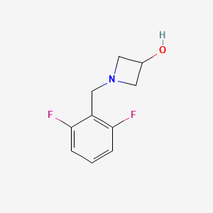 molecular formula C10H11F2NO B1475411 1-(2,6-Difluorobenzyl)azetidin-3-ol CAS No. 1603213-77-9