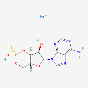 molecular formula C10H12N5NaO5PS B14754123 CID 168012996 