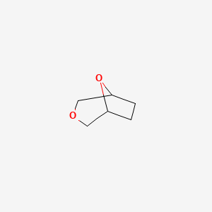 molecular formula C6H10O2 B14754144 3,8-dioxabicyclo[3.2.1]octane CAS No. 280-14-8