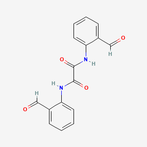 molecular formula C16H12N2O4 B14754215 Ethanediamide, N,N'-bis(2-formylphenyl)- CAS No. 740-54-5