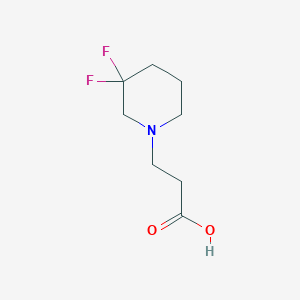 3-(3,3-Difluoropiperidin-1-yl)propanoic acid